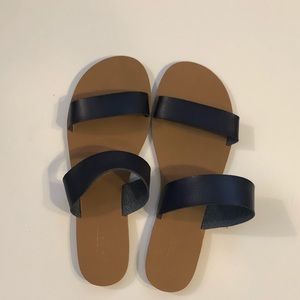 J. Crew Navy Sandals